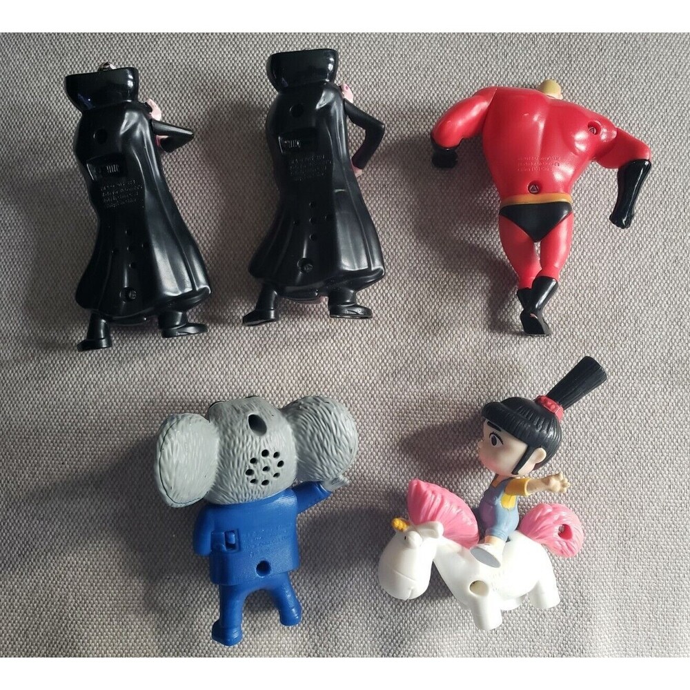 Lot Of 6 Disney McDonalds 2000s Movie Figures - Picture 2 of 2